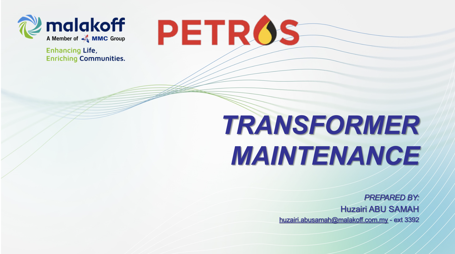3.4 Transformer & Breaker Maintenance